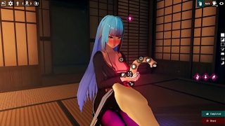 Kadobu [ weird hentai game Pornplay ] Ep.2 futanari girl doing footjob to living dildo