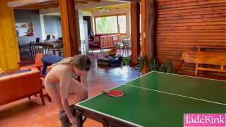 Stepsister Lost A Game Of Ping Pong So Fucked Her On Table